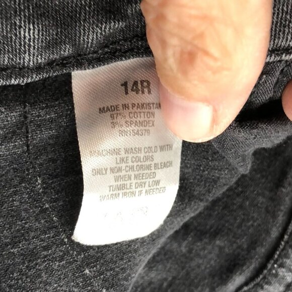 Aeropostale Womens Jeans Size 14R Super High Rise Curvy Jegging Skinny Distress - Picture 4 of 16